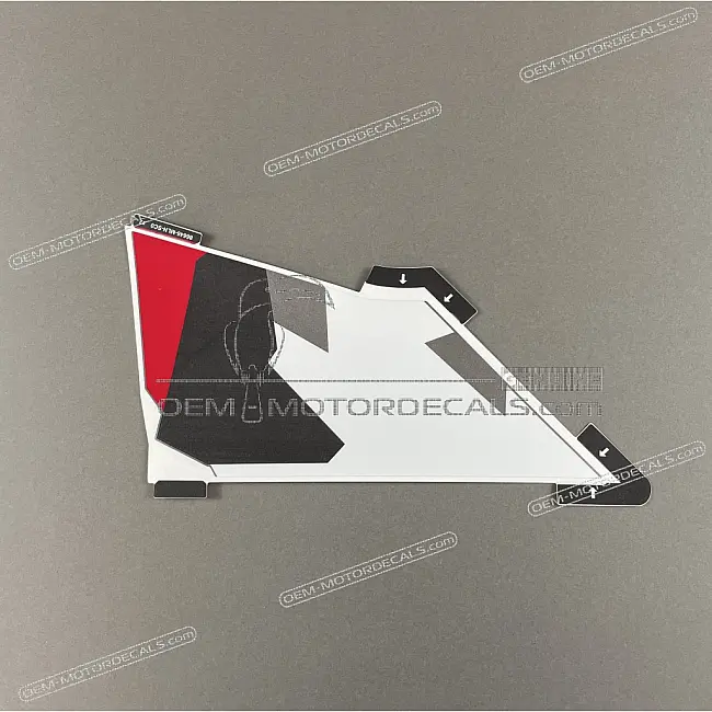 Honda CRF1100 Africa Twin linker mittlerer Verkleidungsaufkleber linke Seite OEM 86646MLNSC0ZA