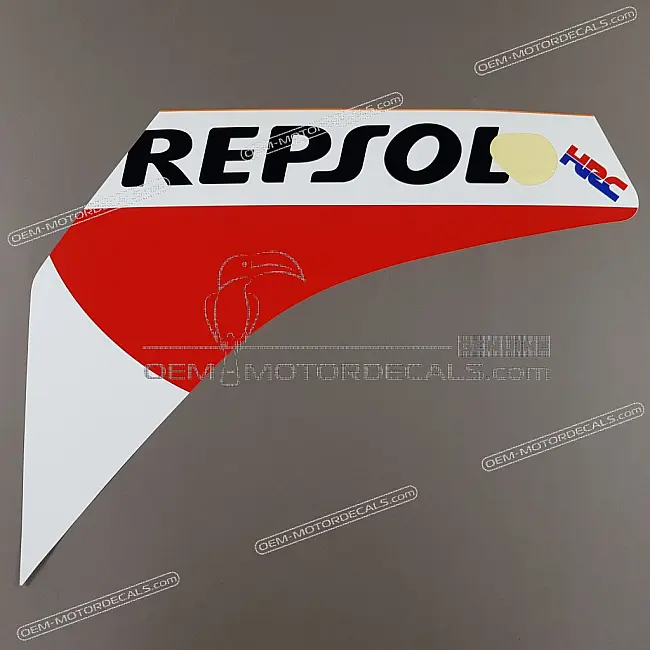 Honda CBR125R Rechter mittlerer Verkleidungsaufkleber rechte Seite OEM 86647KPP630ZA