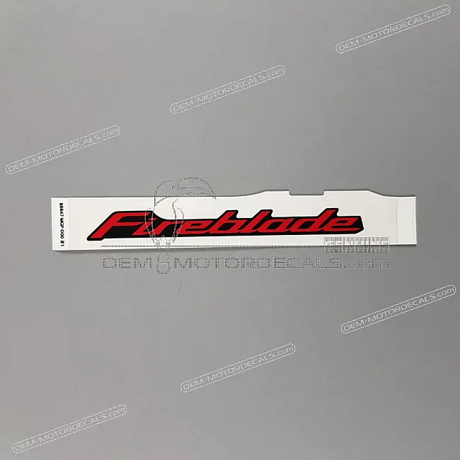 Original Honda CBR1000RR FIREBLADE Seitenverkleidungs-Emblem Grafik 86647MGPD00ZC Original-Fabrikteil