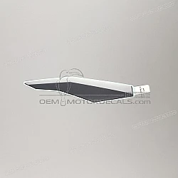 Front cowling decal, left side