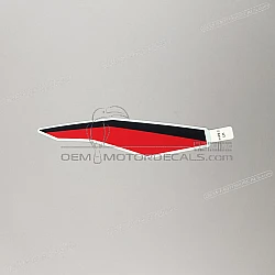 Front cowling decal, left side