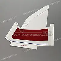 HONDA Autocollant de flanc de carénage intermédiaire gauche, côté gauche 86648-MKK-D20ZA