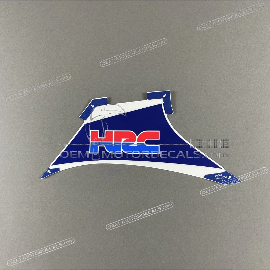 Honda CBR1000RR FIREBLADE Adesivo Carenatura Alettone Lato Sinistro Ricambio Originale OEM 86648MKRD90ZA