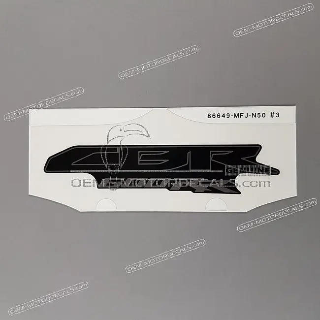 Honda CBR600RR Seitenverkleidung CBR 600RR Aufkleber rechte Seite OEM 86649MFJN50ZA
