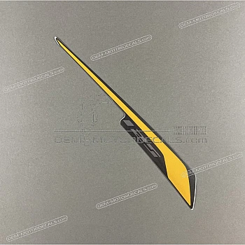 Tail cowl stripe decal, right side