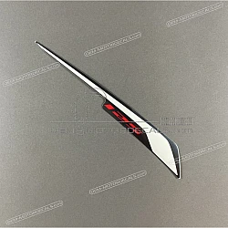 Tail cowl stripe decal, right side