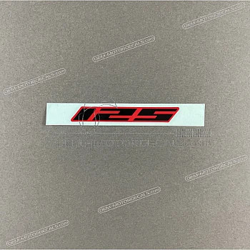 Tail cowl 125 decal