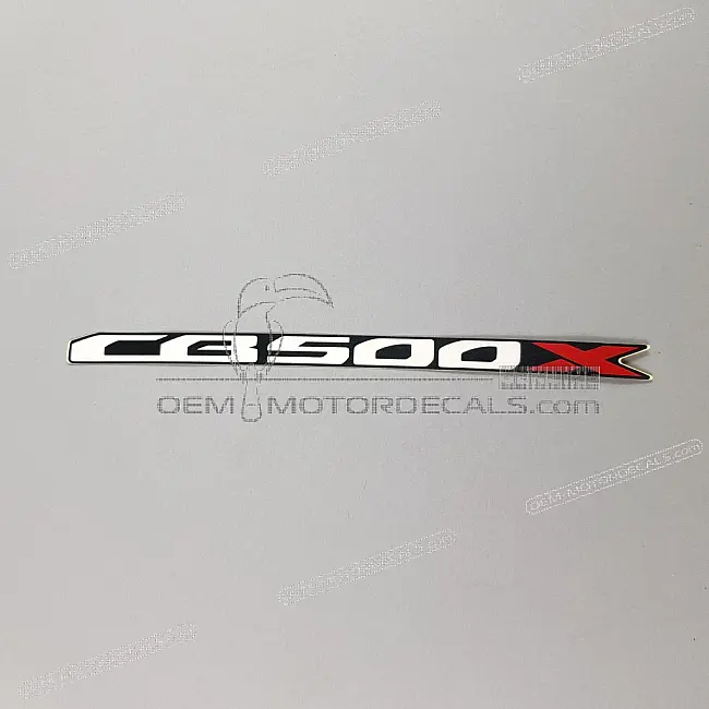Honda CB500X Achterkuip CB500X embleem fabrieksoriginele vinyl graphic OEM 86771MGZD80ZC