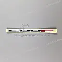 Rechter achterkuip 500F sticker, rechterkant