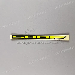 Tail cowl decal