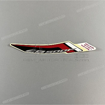 Naklejka na tylną owiewkę / zadupek, prawa strona