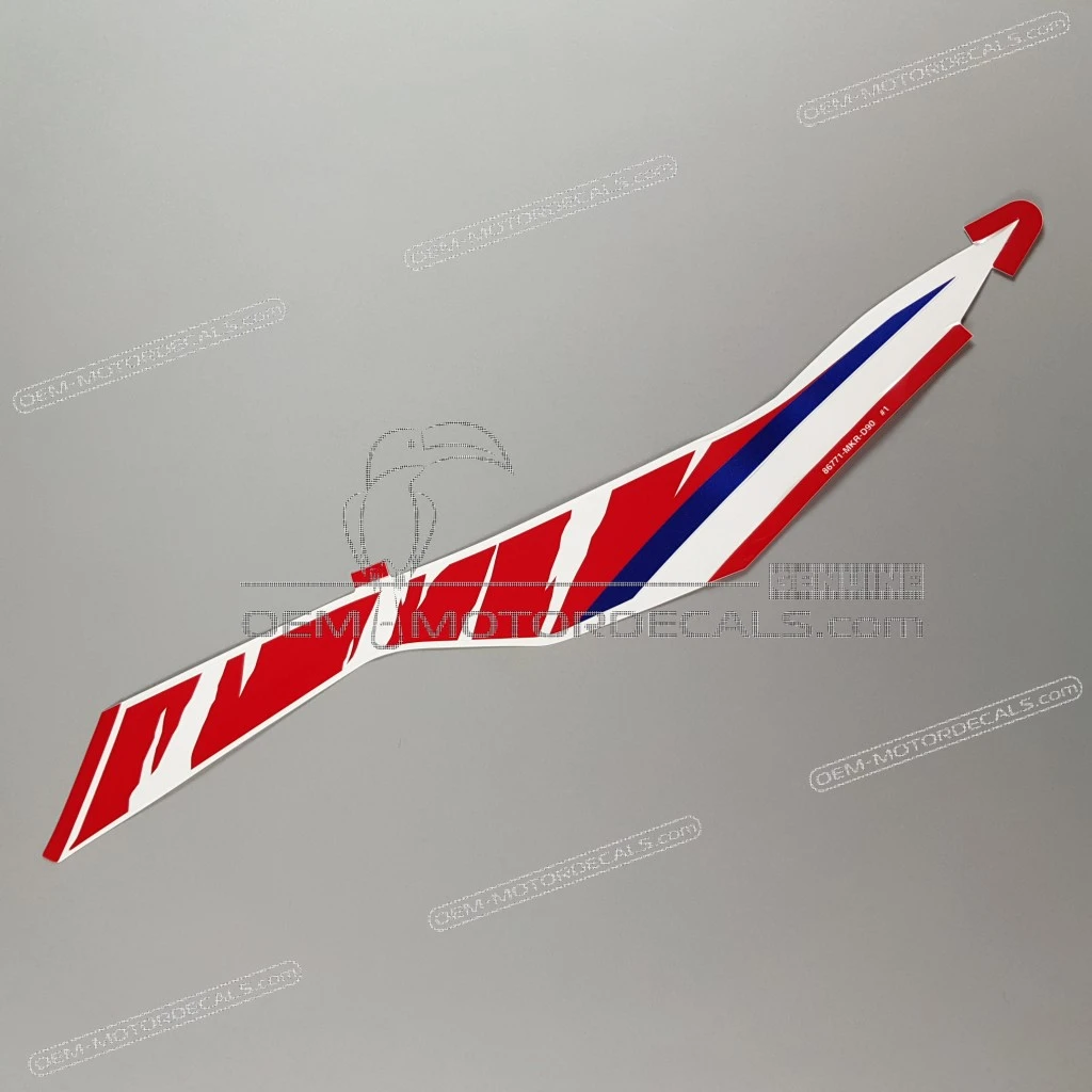 Honda CBR1000RR FIREBLADE Sticker Rechter Achter Zijkap Rechterkant OEM 86771MKRD90ZA