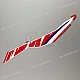 Honda CBR1000RR FIREBLADE Sticker Rechter Achter Zijkap Rechterkant OEM 86771MKRD90ZA