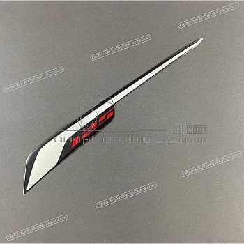 Tail cowl stripe decal, left side