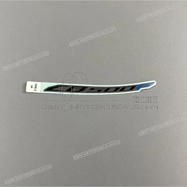 Honda CB500F Linke hintere Verkleidung Aufkleber linke Seite OEM 86772MKPDE0ZA