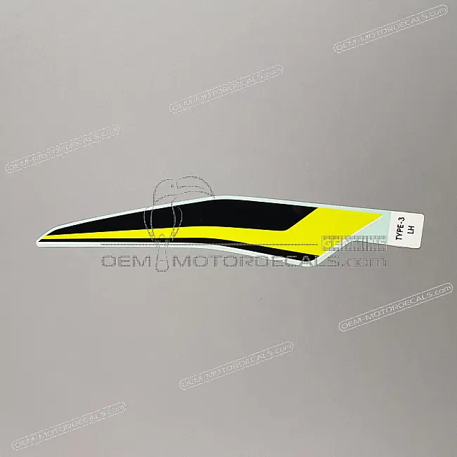 Honda CBR500R Pegatina Colín Trasero Izquierdo CBR Lado Izquierdo OEM 86772MKPJ00ZA