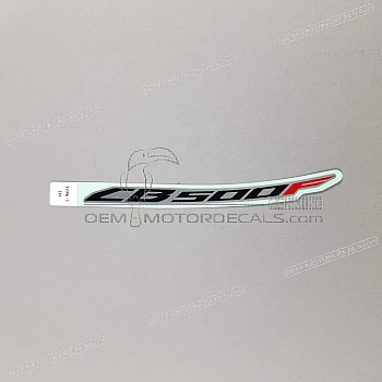 Heckverkleidung Aufkleber, Linke Seite