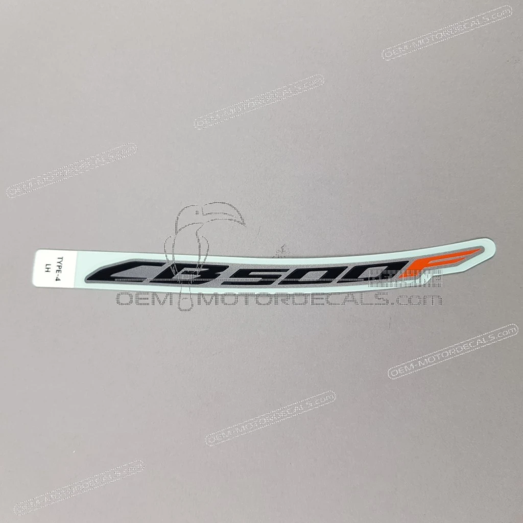 Honda CB500F Rear Cowl Graphic Left Side OEM 86772MKPJ40ZD