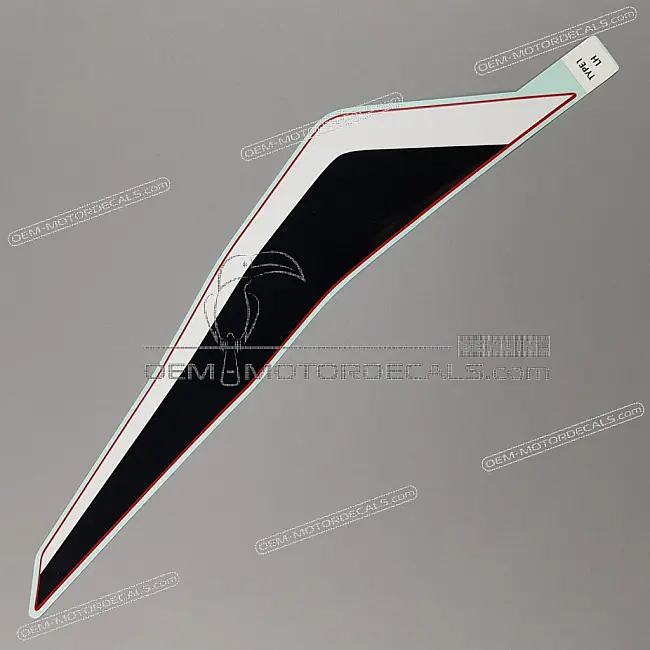 Honda CBR650R Adesivo carenatura posteriore sinistra Lato Sinistro OEM 86772MKYD30ZB