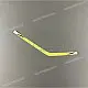 Autocollant Honda CBR650R carénage arrière gauche OEM 86772MKYES0ZA