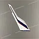 Honda CBR1000RR Fireblade Rear Cowl Upper Stripe Left Side OEM 86774MKFDK0ZA