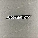 Pegatina PGM-FI del carenado lateral