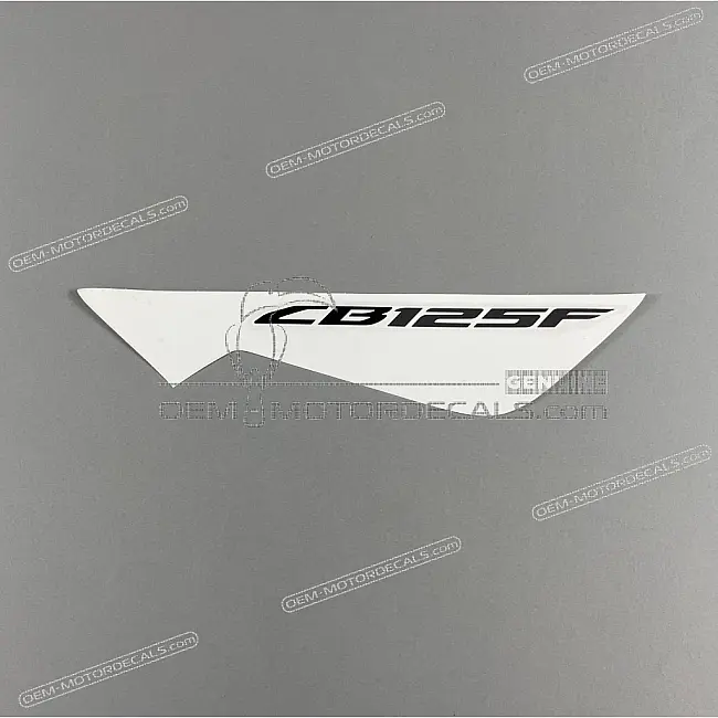 Autocollant graphique original Honda CB125F Side Cover MARK B, vinyle découpé avec précision