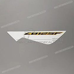 Frame cowling decal