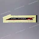 Frame cowling decal
