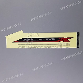 Frame cowling decal