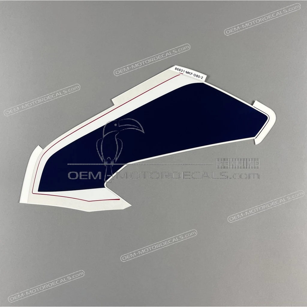 Honda CBR1000RR Fireblade Adesivo Carenatura Posteriore Destra Lato Destro OEM 86831MKFD80ZA