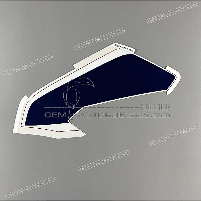 Honda CBR1000RR Fireblade Aufkleber für rechte Heckverkleidung, rechte Seite OEM 86831MKFD80ZA