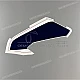 Honda CBR1000RR Fireblade Adesivo Carenatura Posteriore Destra Lato Destro OEM 86831MKFD80ZA