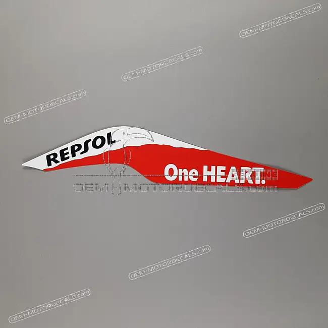 Honda CBR125R Couvercle arrière droit autocollant Repsol côté droit OEM 86832KTYD70ZA