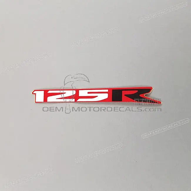 Honda CBR125R Autocollant graphique 125R de carénage latéral OEM 86832KTYR30ZA