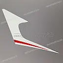 Side cover stripe, left side