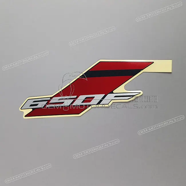 Honda CB650F Seitenverkleidungsaufkleber linke Seite OEM 86832MJEDM0ZA