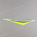 Left side cover CB650F stripe decal