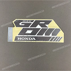 Fuel tank shroud stripe decal, right side