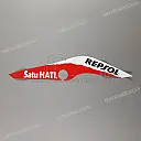 Sticker, linker achterkap