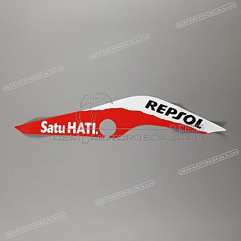 Tail cowl decal, left side