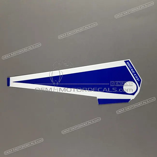 Honda CBR600RR Top Shelter Sticker Rechterkant OEM 86833MJCA10ZA