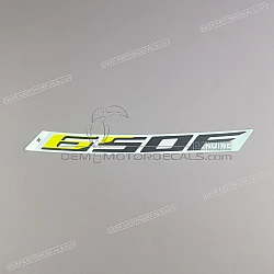 Frame cowling decal, right side