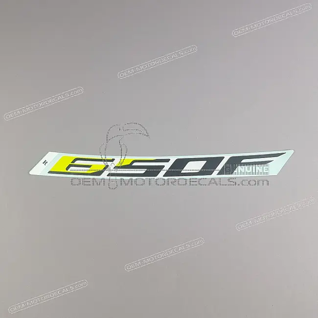 Autocollant flanc de carénage Honda CB650F côté droit OEM 86833MJEG00ZB