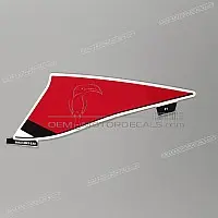 HONDA Kontpaneel sticker, rechterkant 86833-MKS-EA0ZA