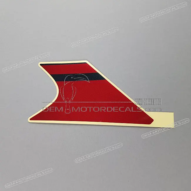 Honda CB650F Seitenverkleidungsaufkleber linke Seite OEM 86834MJEDM0ZA