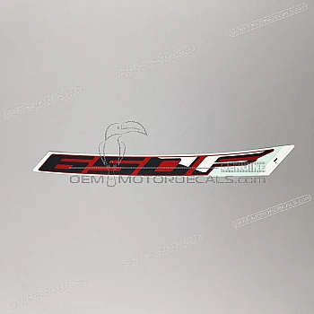 Frame cowling decal, left side