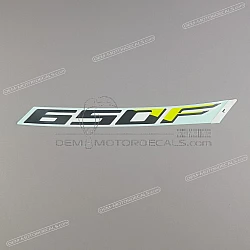 Frame cowling decal, left side