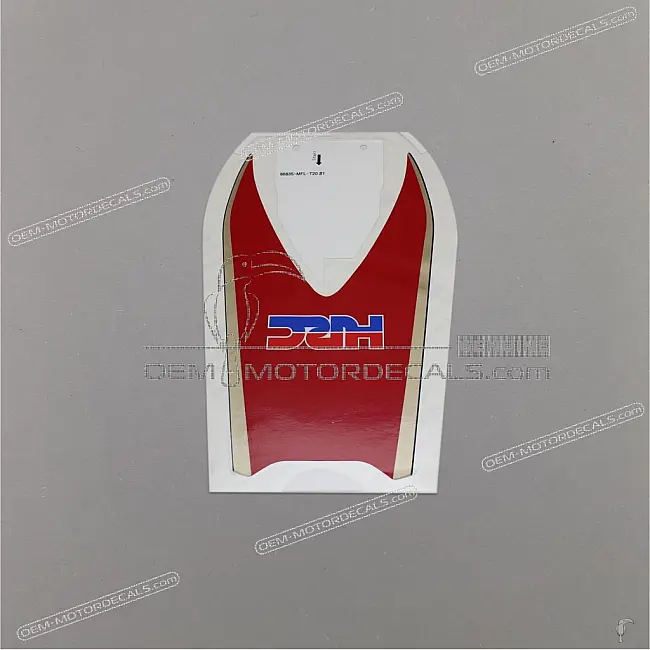 Autocollant C pour tête de fourche Honda CBR1000RR FIREBLADE OEM 86835MFLT20ZA