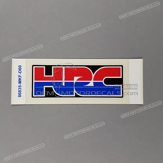 Honda CBR1000RR Fireblade Kraftstofftank HRC Emblem Logo Grafik OEM Teil 86835MKFD60ZA